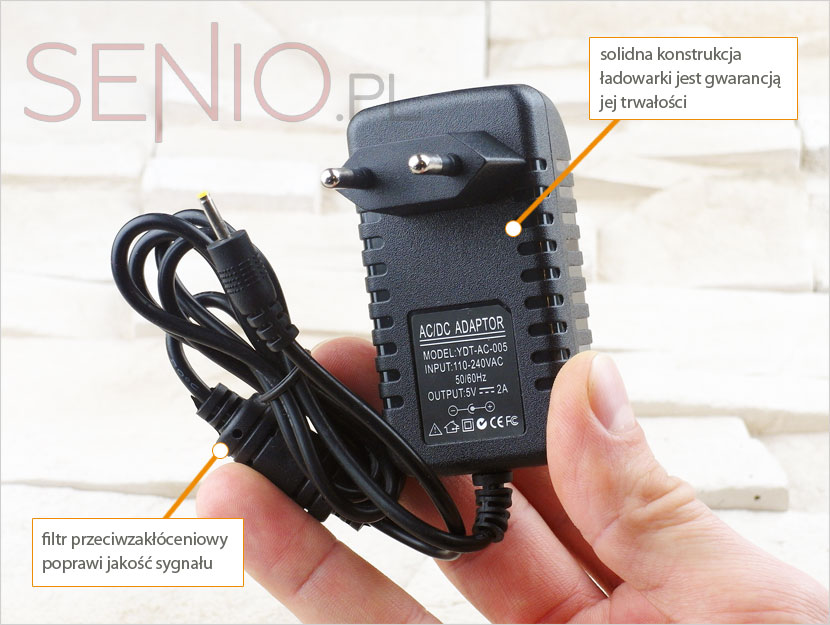 Zasilacz do tabletu AOSON M716G Zasilacz sieciowy do tabletu AOSON M716G