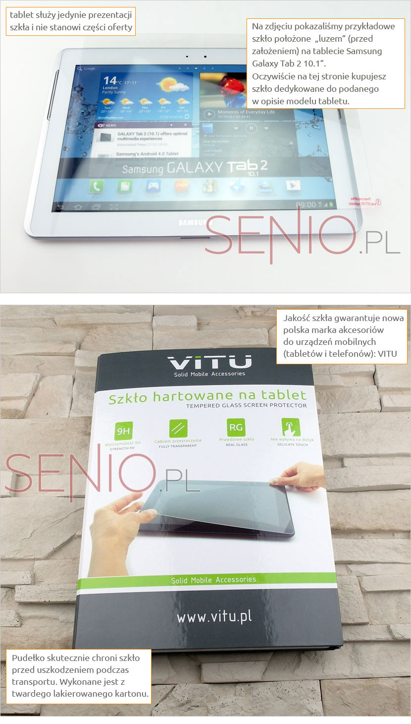 Szkło hartowane do tableta Lenovo Tab E7 TB-7104F