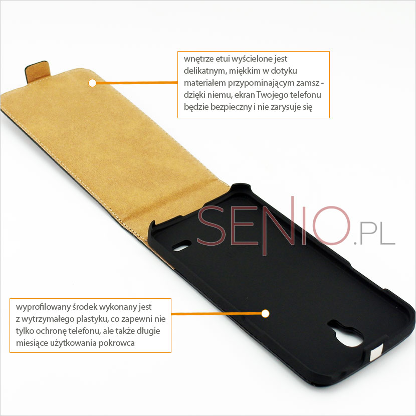 Wnętrze etui do Samsung Galaxy Round G910