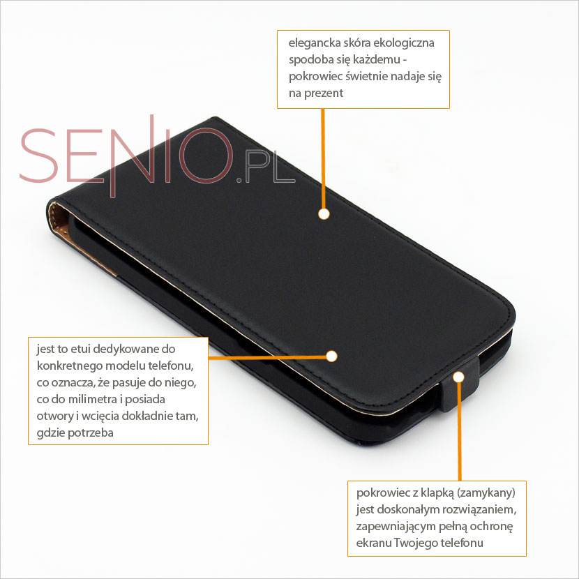 etui zamykane do telefonu Samsung Galaxy Round G910