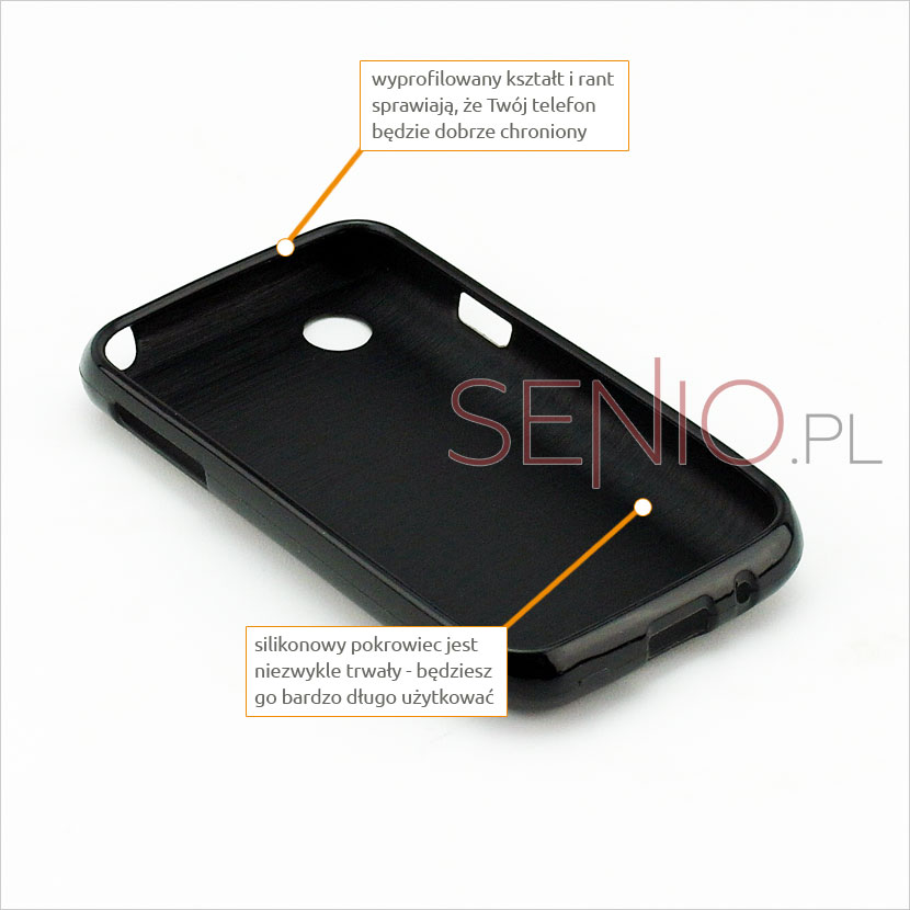 przyciski silikonowe w etui do LG L40 D160