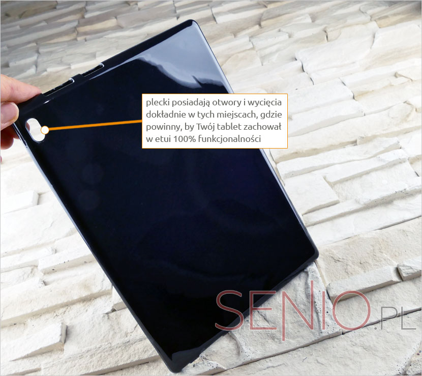 silikonowy pokrowiec do tableta Lenovo TAB 4 10 TB-X304, N, F (10 cali)