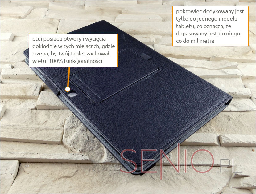 pokrowiec na tablet z eko-skóry