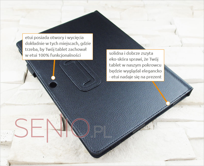 etui książkowe Lenovo Miix 310 10.1 cala z możliwością włożenia z klawiaturą