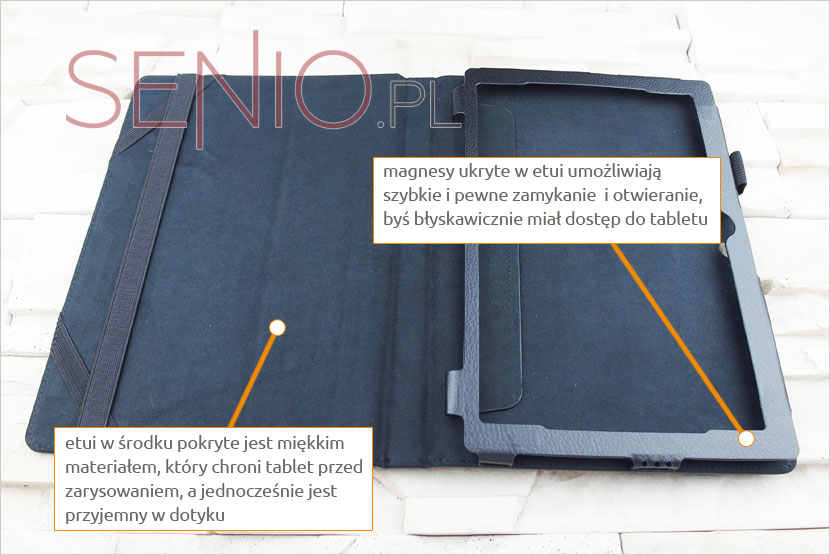 podpórka na tablet Lenovo Miix 310 10.1 cala z możliwością włożenia z klawiaturą