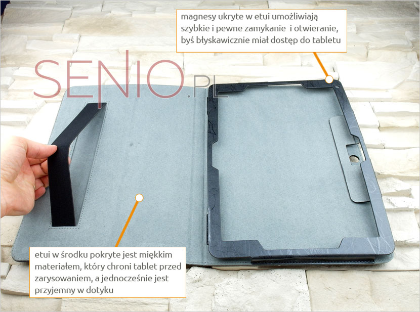 dedykowany pokrowiec do tableta