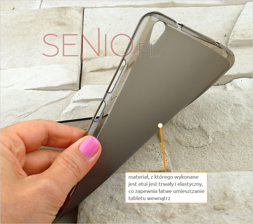 Etui elastyczne na tablet  Lenovo PHAB PB1-750N 6,98 cala