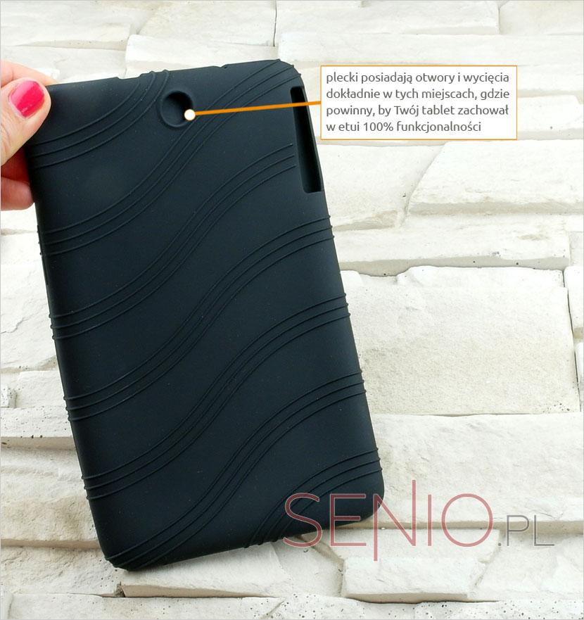 pokrowiec na tablet z plastiku