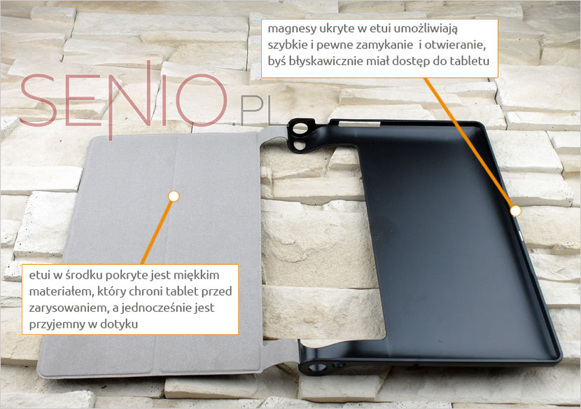 pokrowiec zamykany Lenovo Yoga Tab 3 Plus 10 cali YT-X703 7730