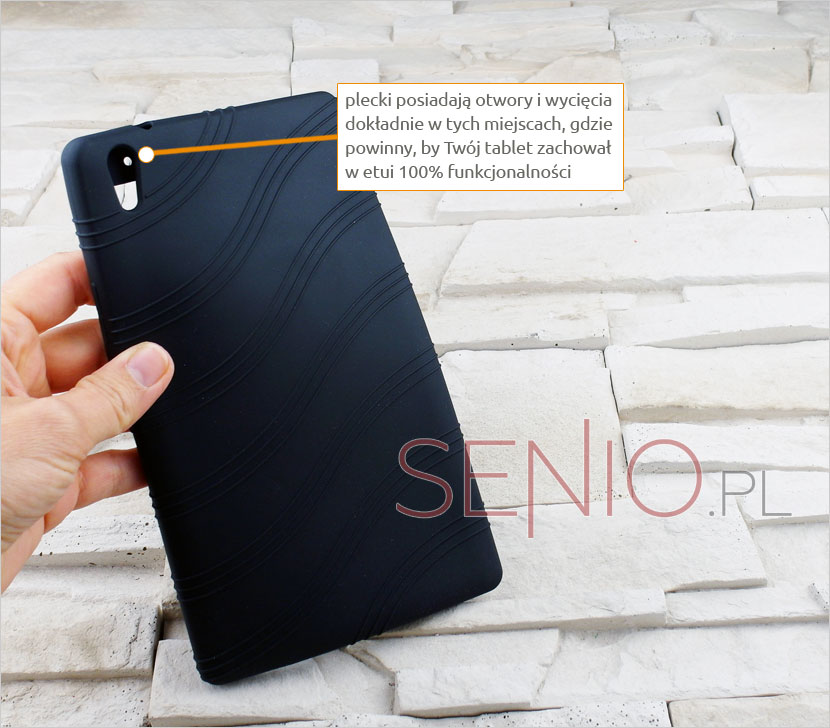 Pokrowiec silikonowy na tablet Huawei MediaPad T2 8.0 Pro/Honor 2