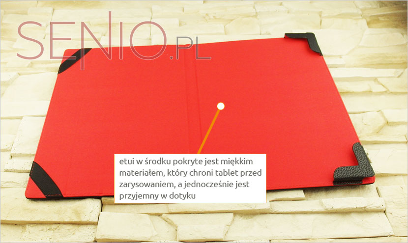 etui na tablet z eko-sk&oacute;ry Lenovo Yoga A 12 z możliwością włożenia z klawiaturą