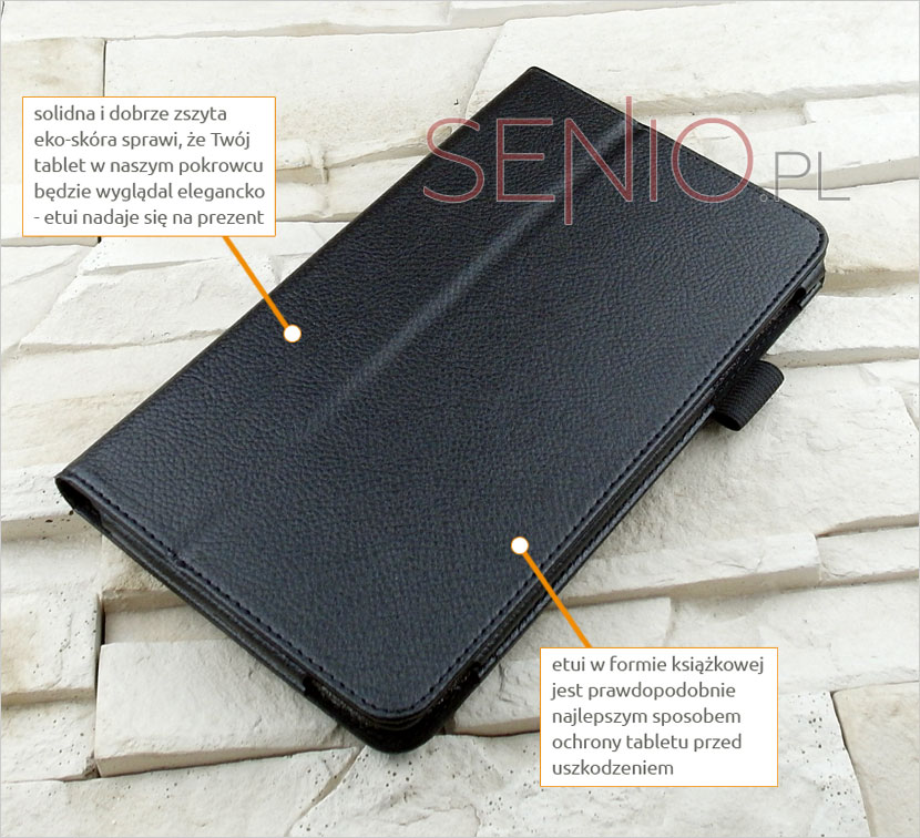 CZARNE etui do tabletu Huawei Mediapad M1 8.0 S8-301