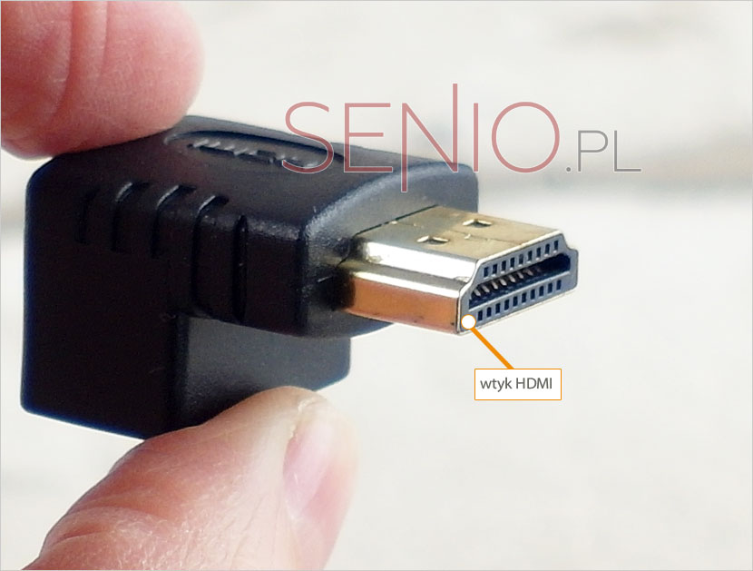 Adapter z wtykiem HDMI