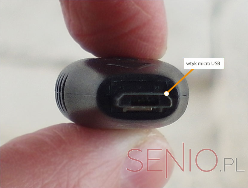 Adapter mini - przejściówka prądowa do ładowarki wtyki micro USB