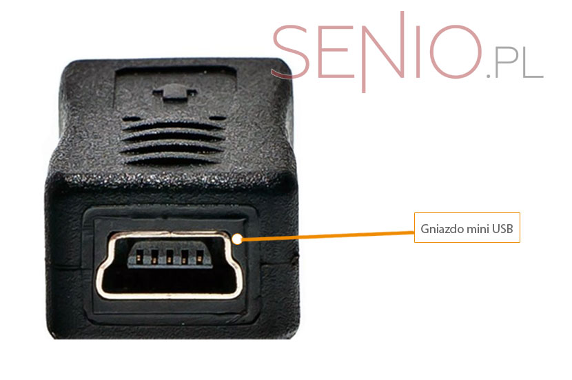 Adapter sygnałowy: gniazdo mini USB - wtyk micro USB