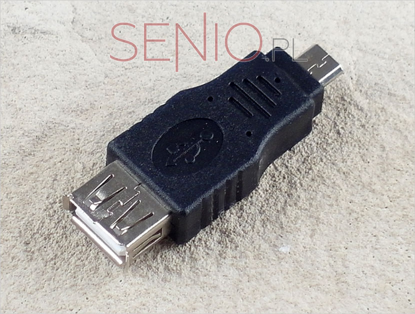 Przejści&oacute;wka &ndash; adapter: męski micro-USB - żeński USB