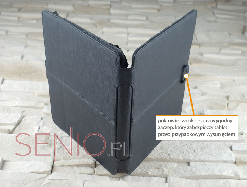 Etui książkowe ekskluzywne do urządzenia mobilnego o wymiarze 9,7 cala