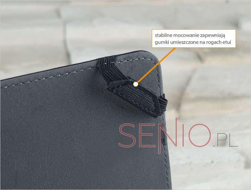 Pokrowiec ze stabilnym mocowaniem