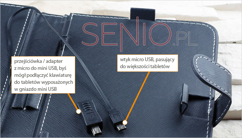 Etui wyposażone w e wtyki usb