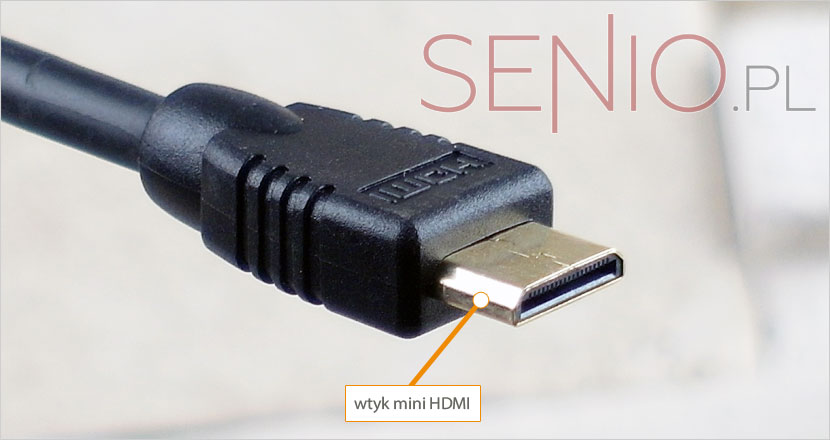 Kabel przewód do tabletu z wtykiem mini HDMI