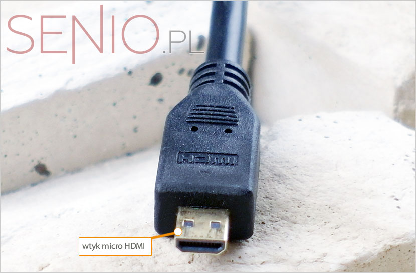 Kabel do tabletu standard z pozłacanym wtykiem HDMI