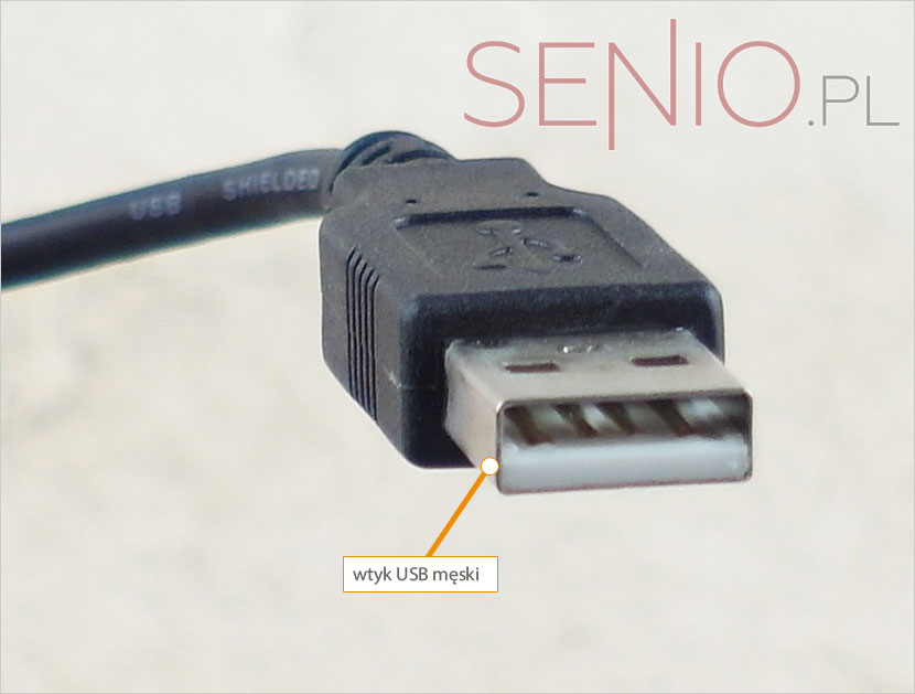 Przedłużacz kabla wtyk męski