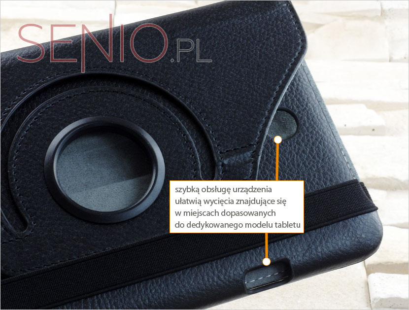 Elegancki pokrowiec z eko skóry do tabletu Asus MeMo Pad HD 7.0 ME 173X