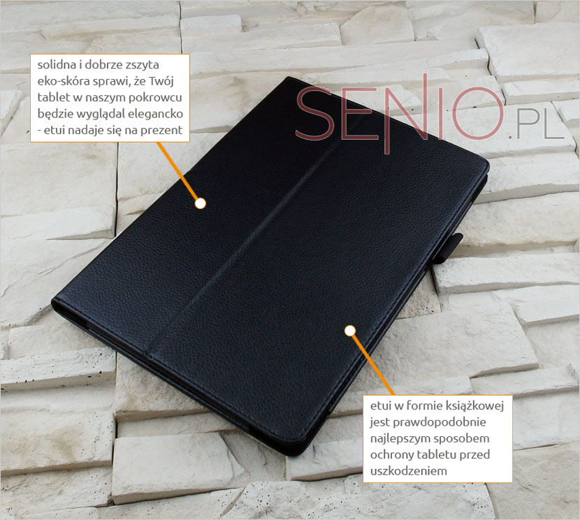 Elegancki i szykowny pokrowiec dedykowany do tabletu 