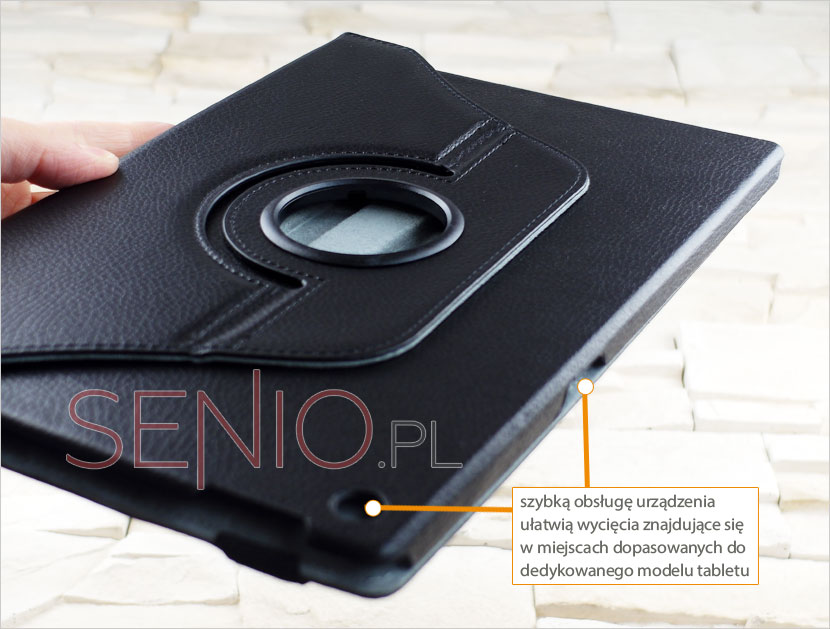 Etui posiada wygodny i łatwy dostęp do port&oacute;w