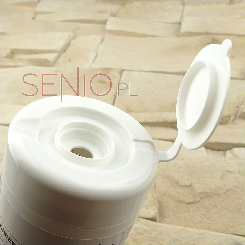 Delikatne nie pozostawiające smug chusteczki nasączone 