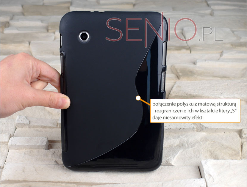 Pokrowiec silikonowy dopasowany idealnie do Samsung Galaxy Tab 2 7.0 (P3100)