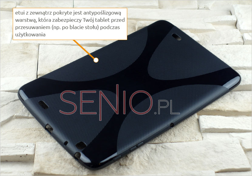 Plastyczny pokrowiec na tablet LG G Pad (V700) 10.1