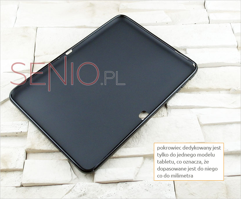 Dedykowany pokrowiec z wytrzymałego silikonu do Samsung GALAXY Tab 4 10.1 (T530 / T535)