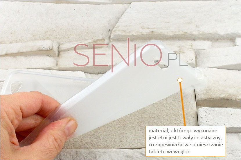 Elastyczne etui dopasowane do tabletu Huawei MediaPad X1