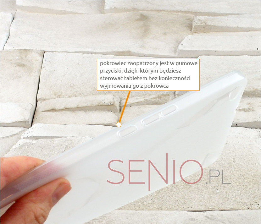 Pokrowiec zapatrzony w przyciski