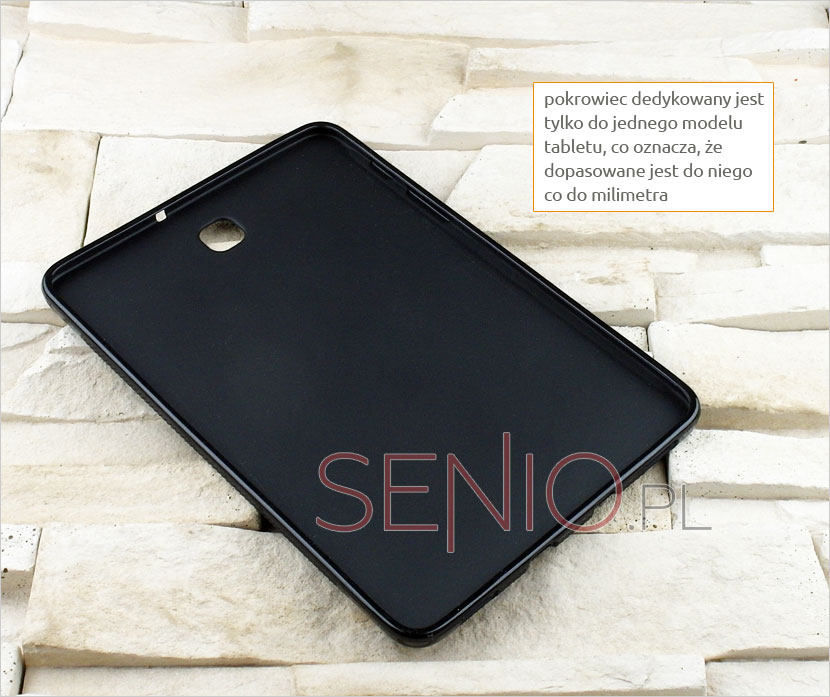 Silikonowe eleganckie i klasyczne etui na tablet Samsung Galaxy Tab S2 8.0 (T710, T715)