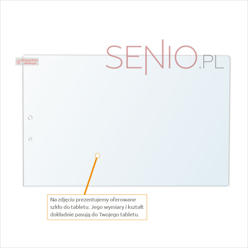 Dedykowane szkło hartowane (tempered glass) na tablet Lenovo Yoga 2 1050F