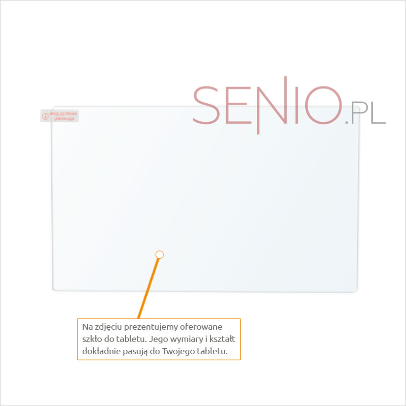 Dedykowane szkło hartowane (glass) na tablet Lenovo Yoga Tab 3 8 850L