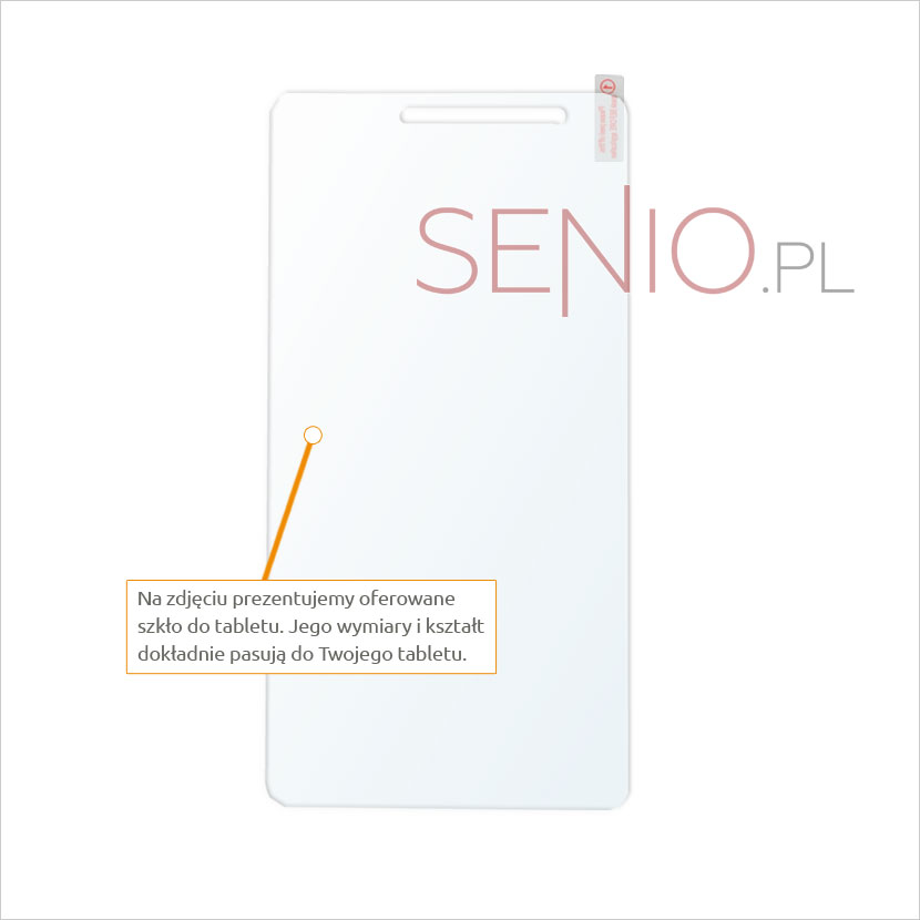 Dedykowane szkło (glass) na tablet Lenovo PHAB Plus 770N Dedykowane szkło hartowane (tempered glass) na tablet Lenovo PHAB Plus 770N