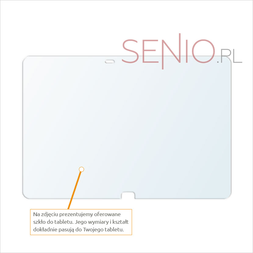 Dedykowane szkło hartowane (tempered glass) na tablet Samsung Galaxy Tab Pro 12.2