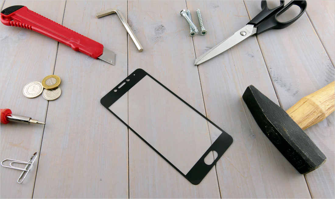 szkło hartowane nie folia