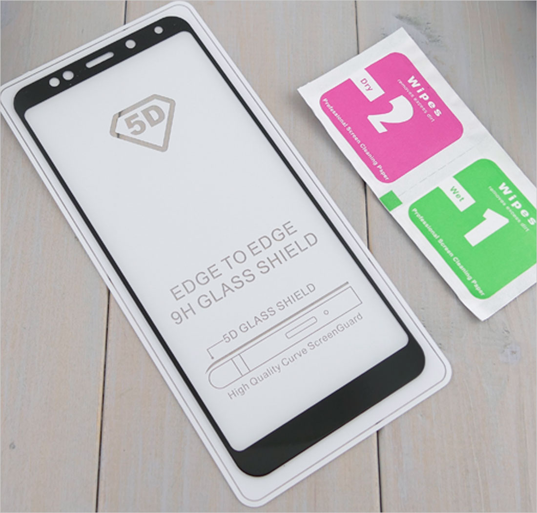 solidne szkła 3D na telefony dotykowe Xiaomi Mi Note 2