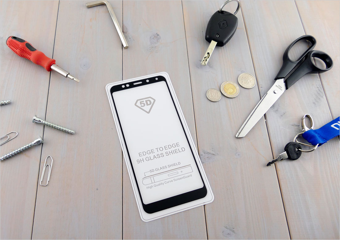 szkło chroniące smartfona  Xiaomi Redmi 5 Plus- dobra cena, 9h, tempered glass