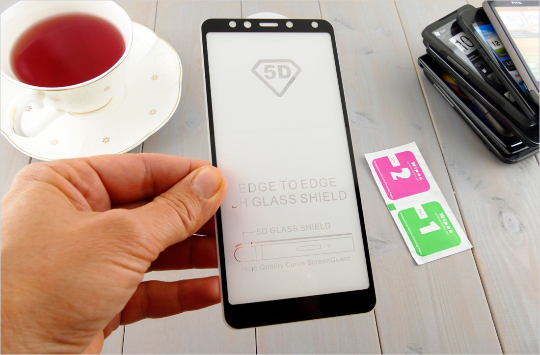 solidne szkła 3D na telefony dotykowe  Xiaomi Redmi 5
