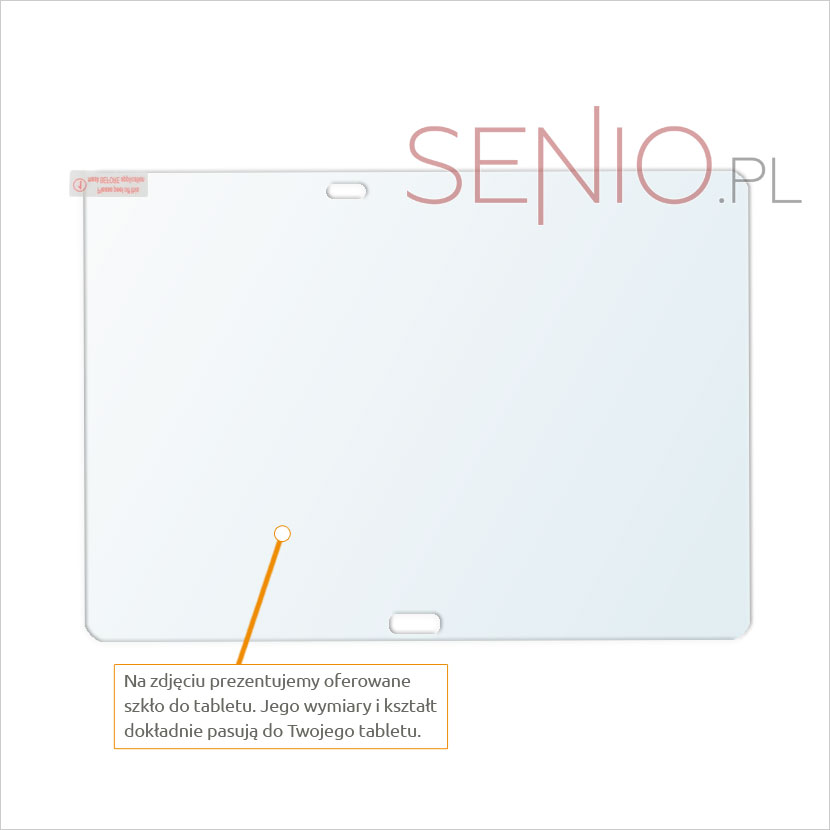 Dedykowane szkło hartowane (glass) na tablet Samsung GALAXY Tab PRO 10.1