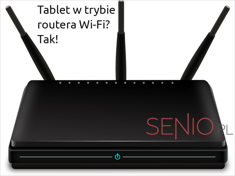 Tablet jako router Wi-Fi