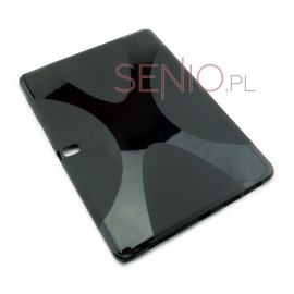 Czarne silikonowe etui do tabletu Samsung Galaxy Note Pro 12.2 (P900)