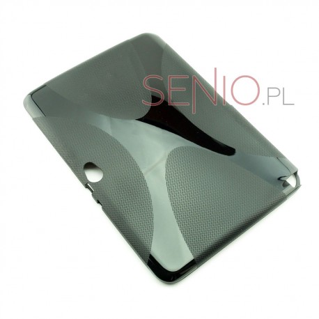 Czarne silikonowe etui do tabletu Samsung Galaxy Note 10.1 (N8000)