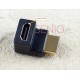 Adapter HDMI żeńsko – męski kątowy 90 stopni