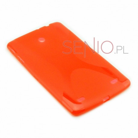 Dedykowane, silikonowe etui (plecki) do tabletu LG G Pad 8.0 V480 / V490 – gumowe, dopasowane